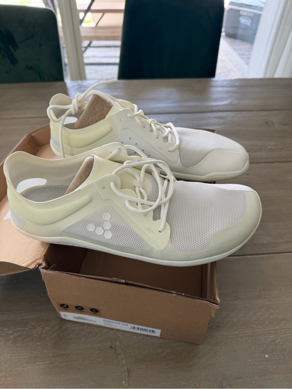 Vivo Barefoot Men's Athletic Shoes in Off-White/Cream